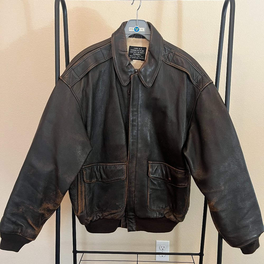 Avirex (100% Genuine Leather) Bomber Jacket